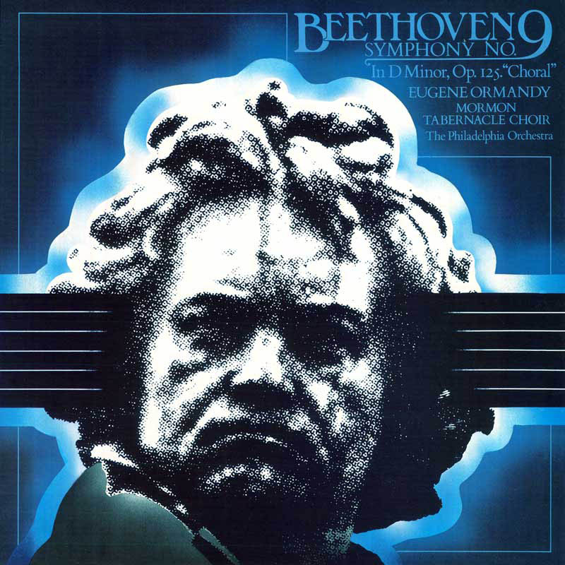 Eugene Ormandy, Beethoven, Symphony no. 9, okładka Rosław Szaybo